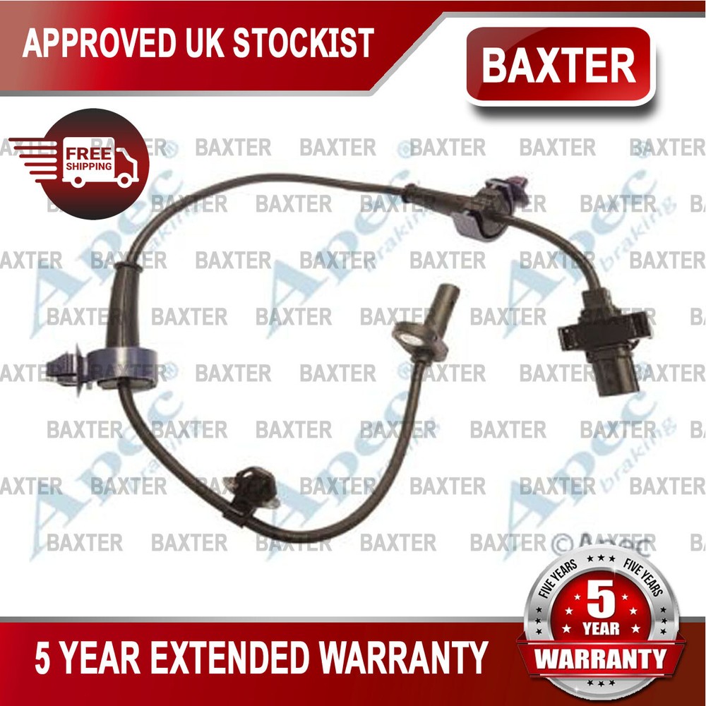 2005-2012 Honda Civic Rear Left ABS Wheel Speed Sensor 57475SMGE01 by Baxter