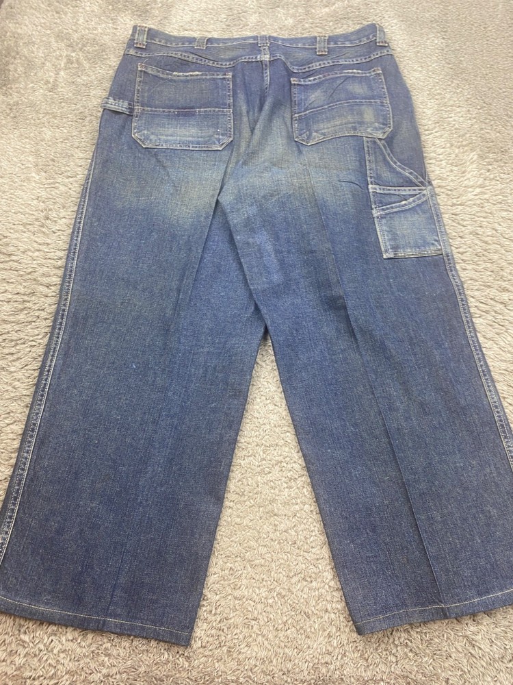 Vintage 90s Old Navy Men's 40x32 Carpenter Baggy Jeans Skater Y2K Style