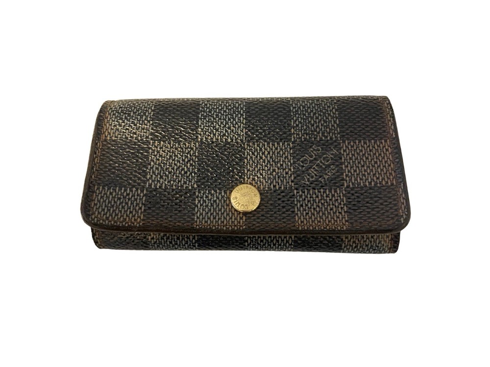 Authentic Vintage Louis Vuitton Damier Ebene 6-Key Holder Wallet