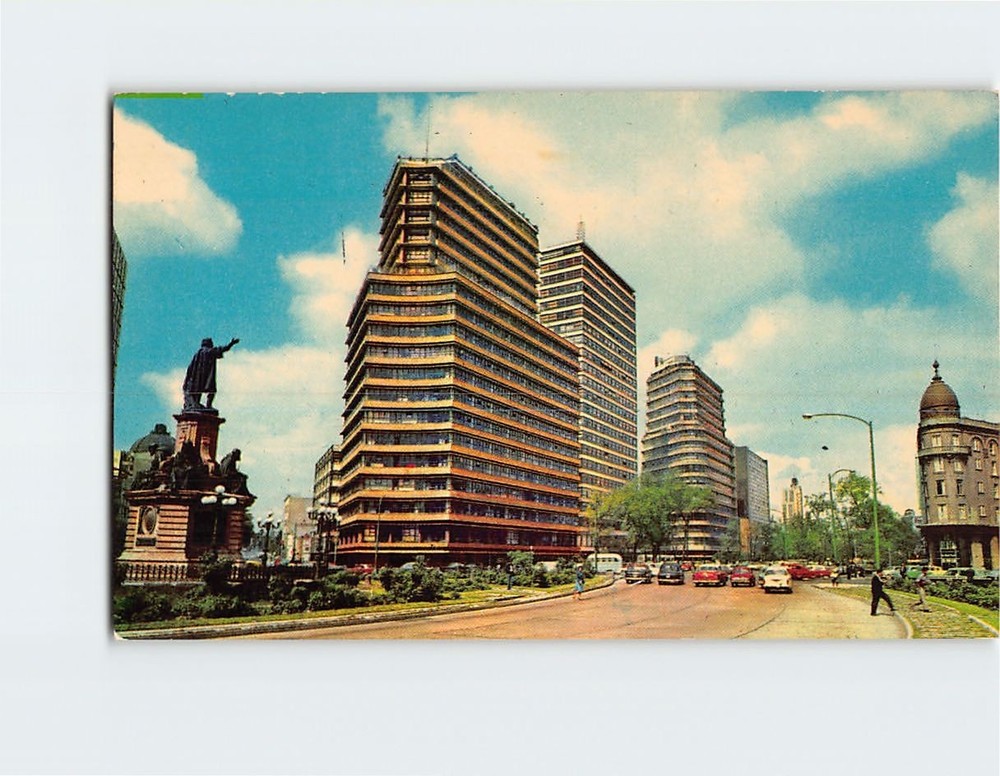 Postcard Paseo De La Reforma Mexico City Mexico