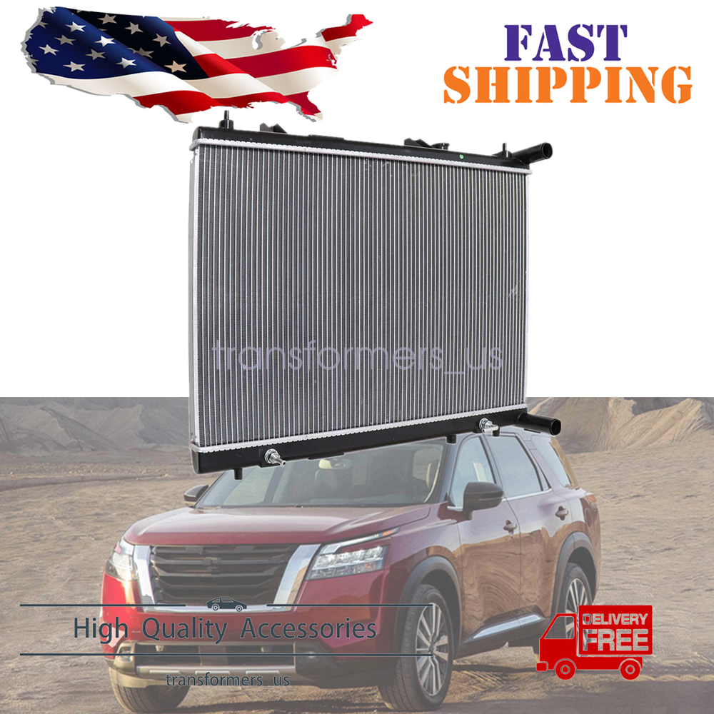 Radiator with Transmission Oil Cooler 214606SA0A for Nissan Pathfinder 2022-2024