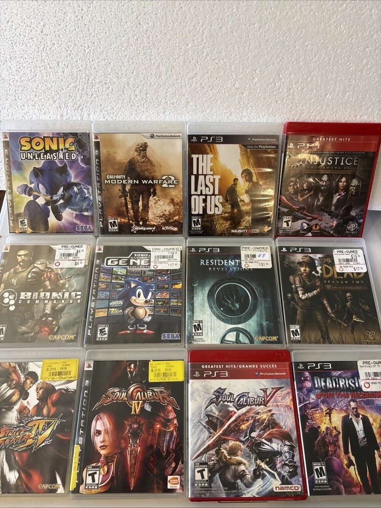 ps3 games lot