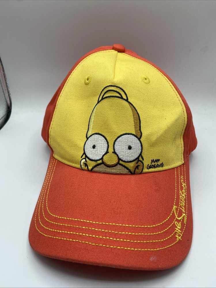 The Simpsons Homer Universal Studios Hat Cap Adult One Size Orange