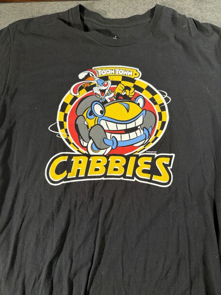 Disneyland Toontown Cabbies 93 Graphic T-Shirt Men’s 2XL Black