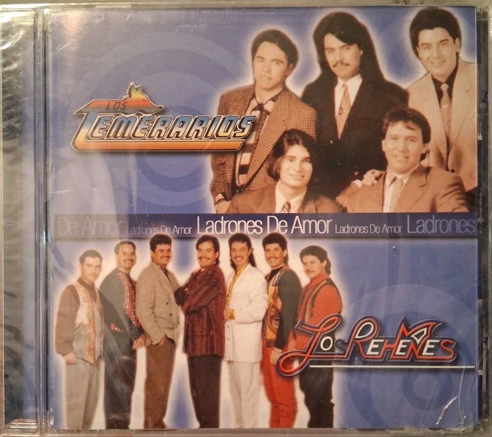 Ladrones de Amor - Los Temerarios VS Los Rehenes CD NUEVO Y SELLADO 2004