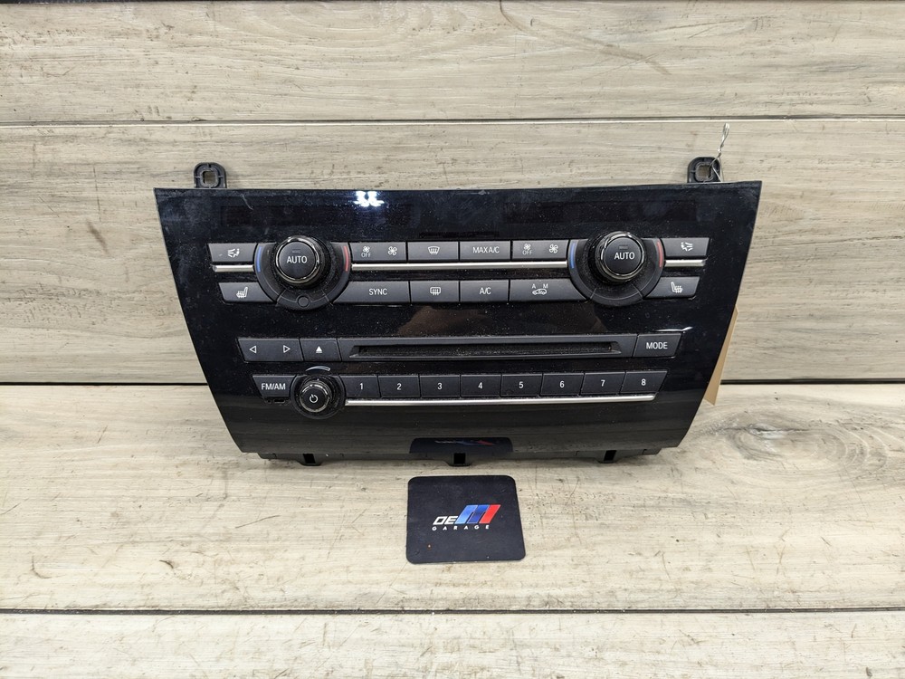 OEM BMW F15 F85 F16 AC Heater Control Panel Radio Media Switch Heated CERAMIC