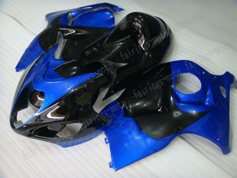 1997-2007 GSX-R 1300 Blue Black Fairing Set Injection Plastics A19