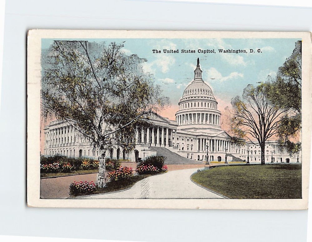 Postcard US Capitol Washington DC USA