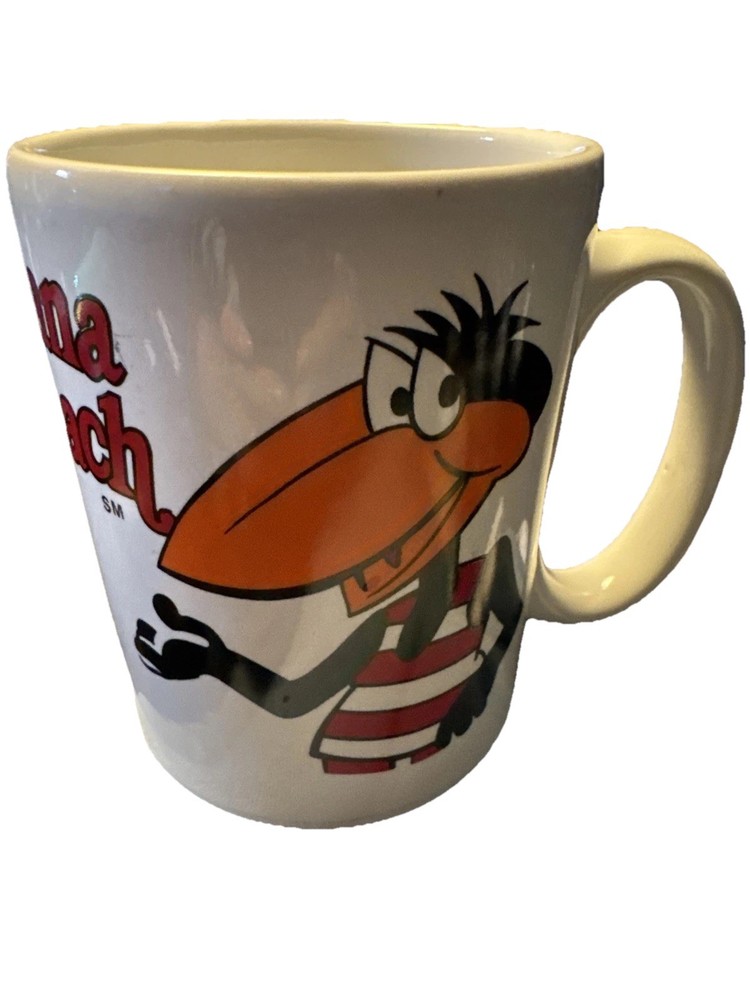 Vintage Indiana Beach Lake Shafer Ceramic Mug