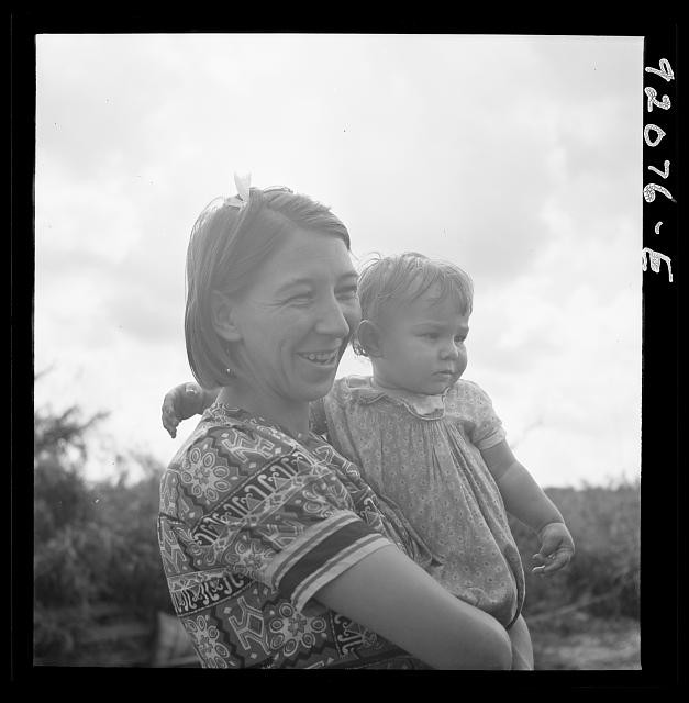 Belle Glade Florida Migrant Packinghouse Worker's Family 1939 Mother Child