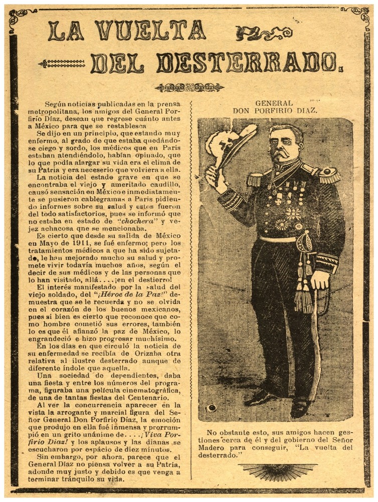 Decor Poster. Graphic Art Design. La vuelta del desterrado. Mexican History.1060