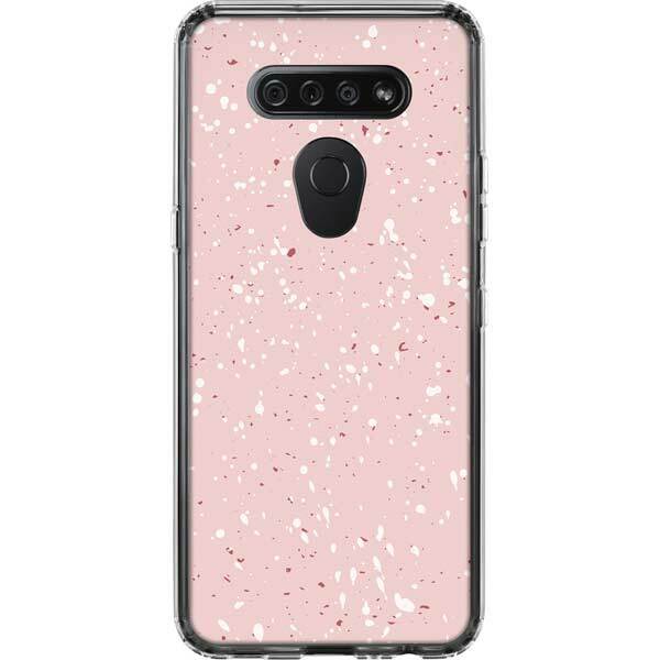 Speckle LG K51/Q51 Clear Case - Rose Speckle