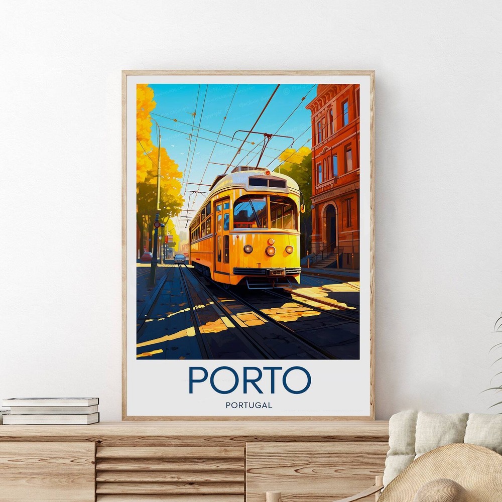 Porto Travel Print Portugal Porto Poster Porto Wall Art Birthday Gift Wedding