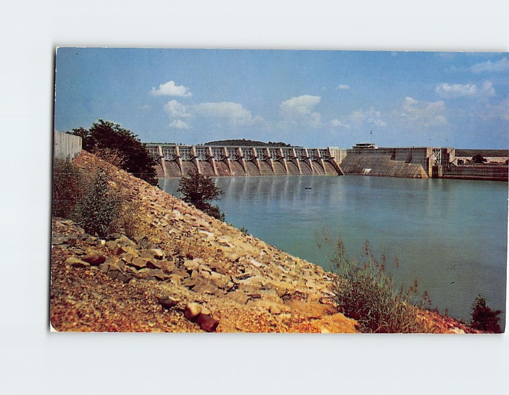 Postcard Fort Loudoun Dam Tennessee