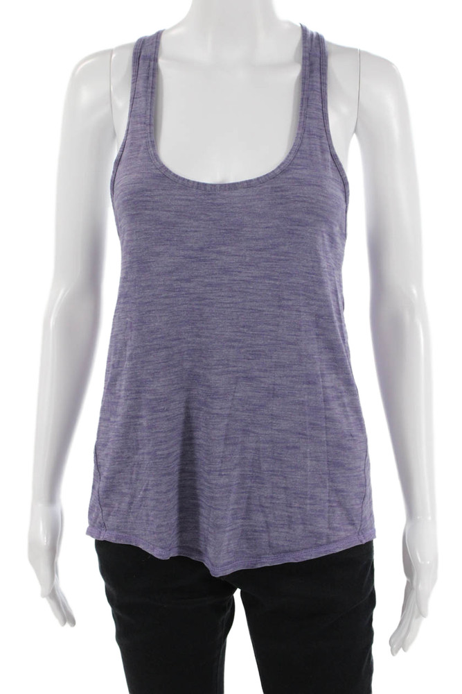Lululemon Womens Purple Sleeveless Tank Round Neck Nylon Blend Size SFree Shipping in US $100+ Orders | $6.95 Orders Below