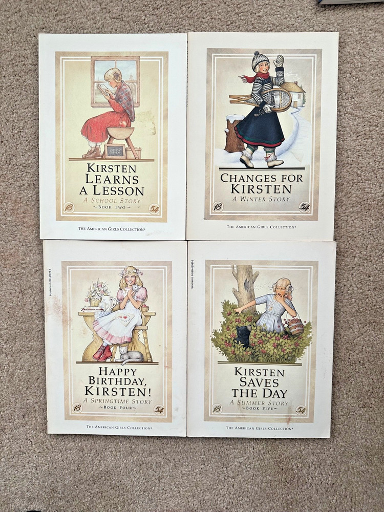 Set of 4 Kirsten Larson book series from The American Girls Collection