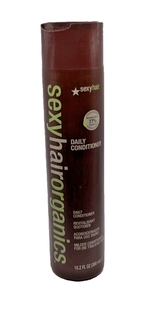 Sexy Hair Organics Daily Hydrating Conditioner 10.2 oz 300ml for Soft Nourished Hair