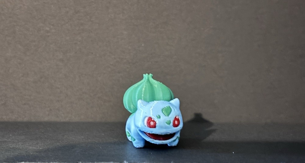 Pokémon Bulbasaur Mini Figurine Collectible Character Figure Green/Blue