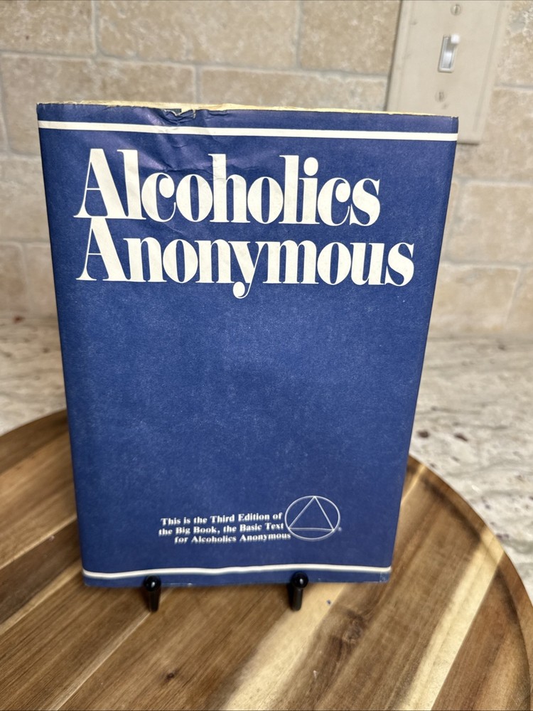 1990 Alcoholics Anonymous 3rd Edition AA Big Book 42rd Printing