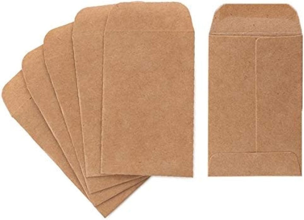 Coin And Small Parts Envelopes 100 Pack 2.25