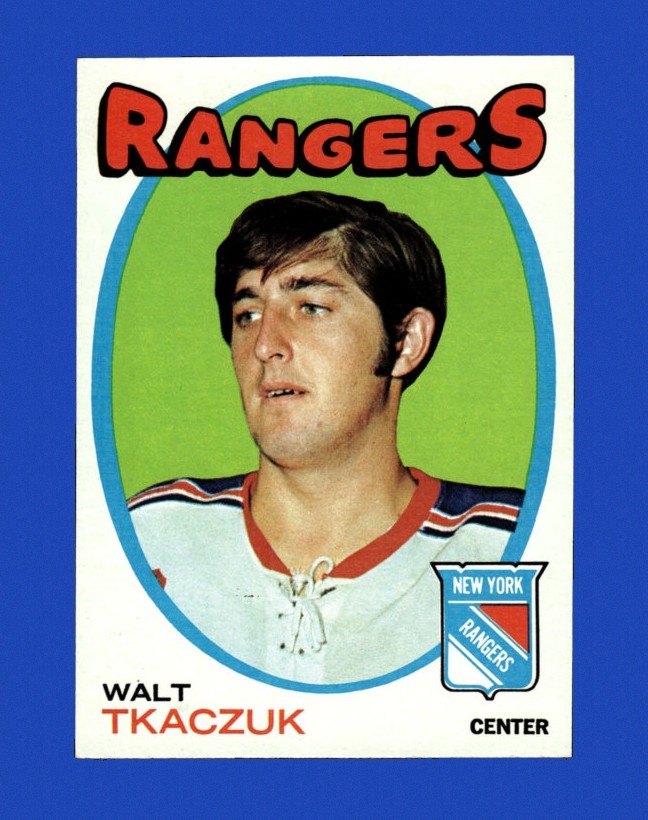 1971-72 Topps Set-Break # 75 Walt Tkaczuk NM-MT OR BETTER *GMCARDS*Consign with Greg Morris Cards