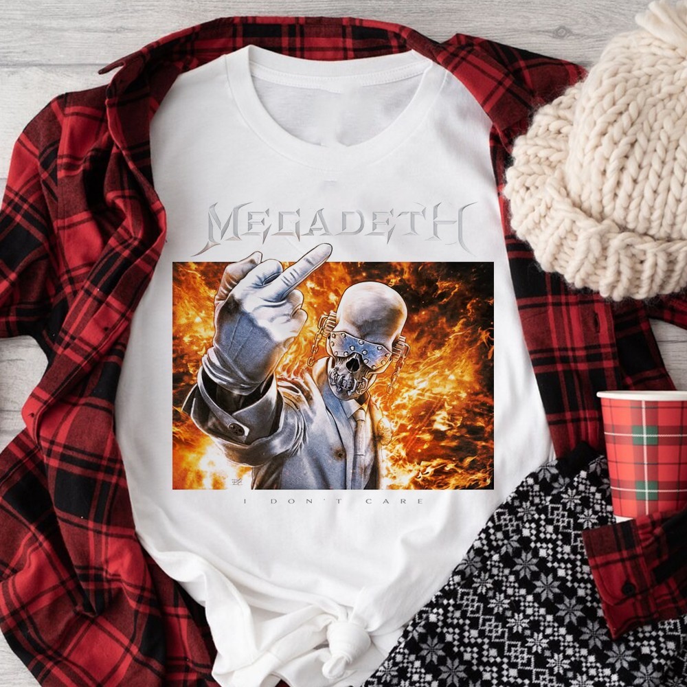 Merry Christmas Megadeth I don’t care Cotton Unisex All Size T-Shirt 24D659