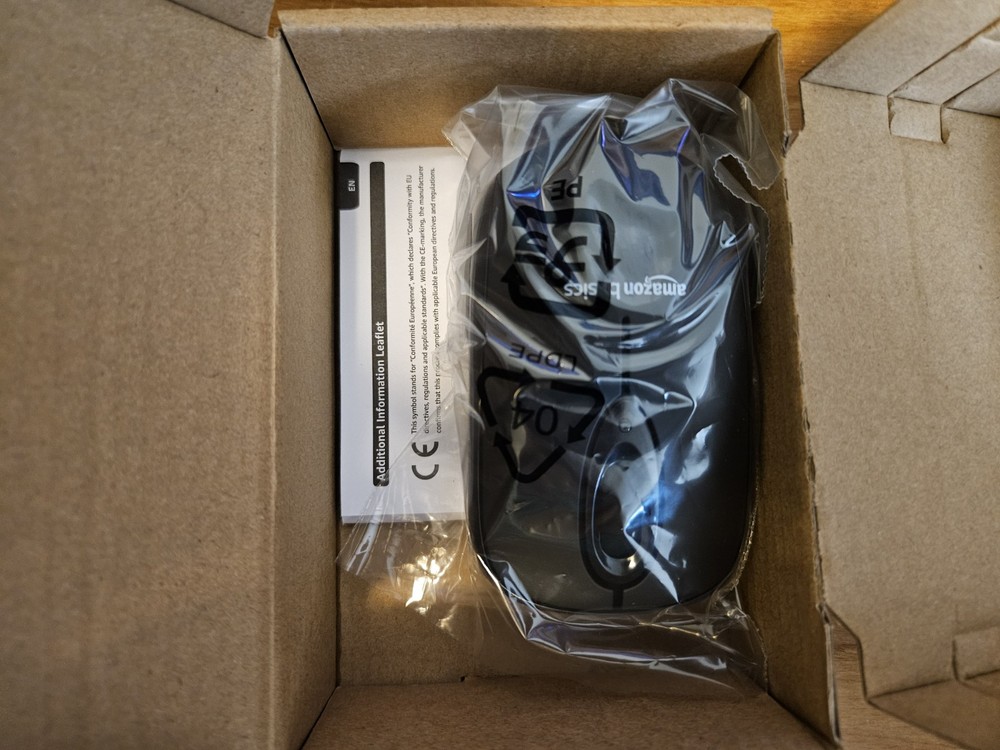 Amazon Basics Wireless Mouse With Nano Receiver