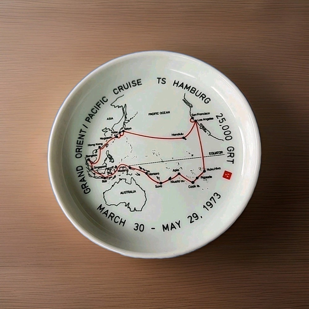 Vintage 1970s Rosenthal Studio Line Grand Orient/Pacific Cruise Tray 4