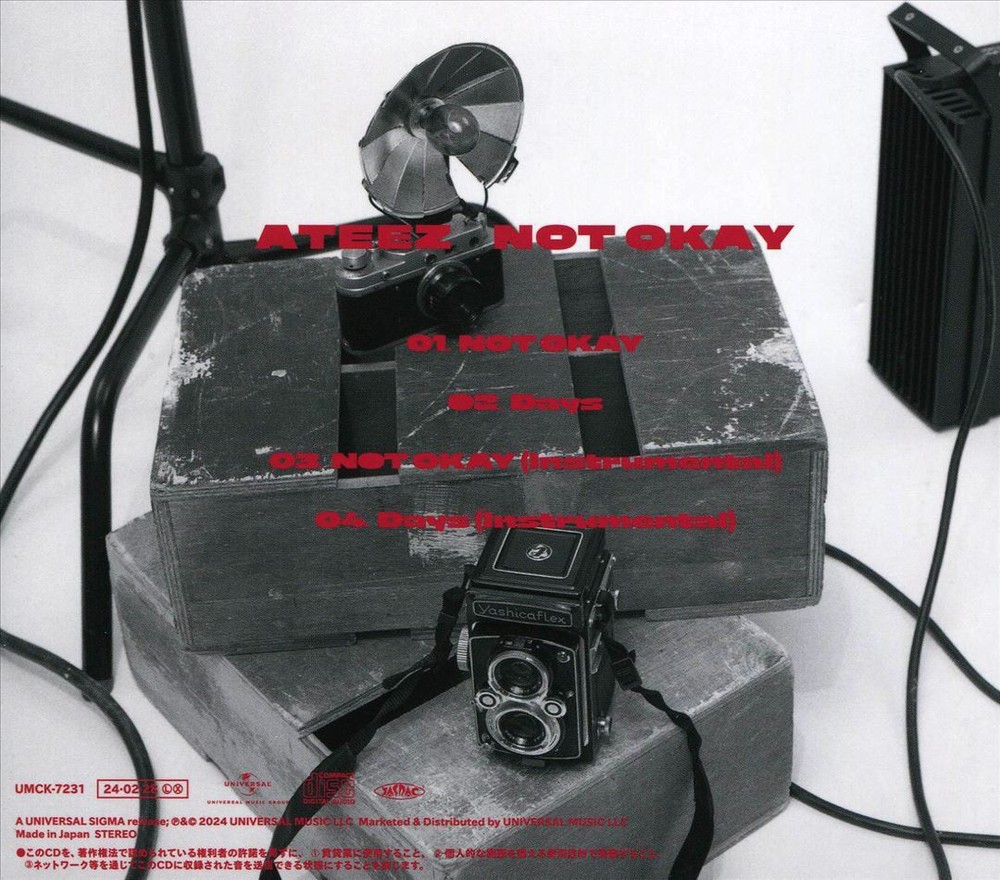 ATEEZ NOT OKAY [LIMITED EDITION B] [CD+PHOTOBOOK] NEW CD
