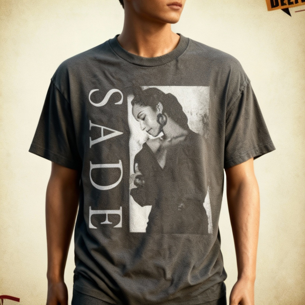 Vintage Sade 90s Concert T-Shirt: Unisex Pop Music Tee NWT