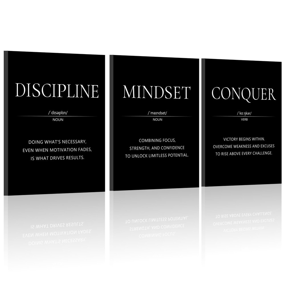 Motivational Wall Decor, Office Wall Art for Men, 12