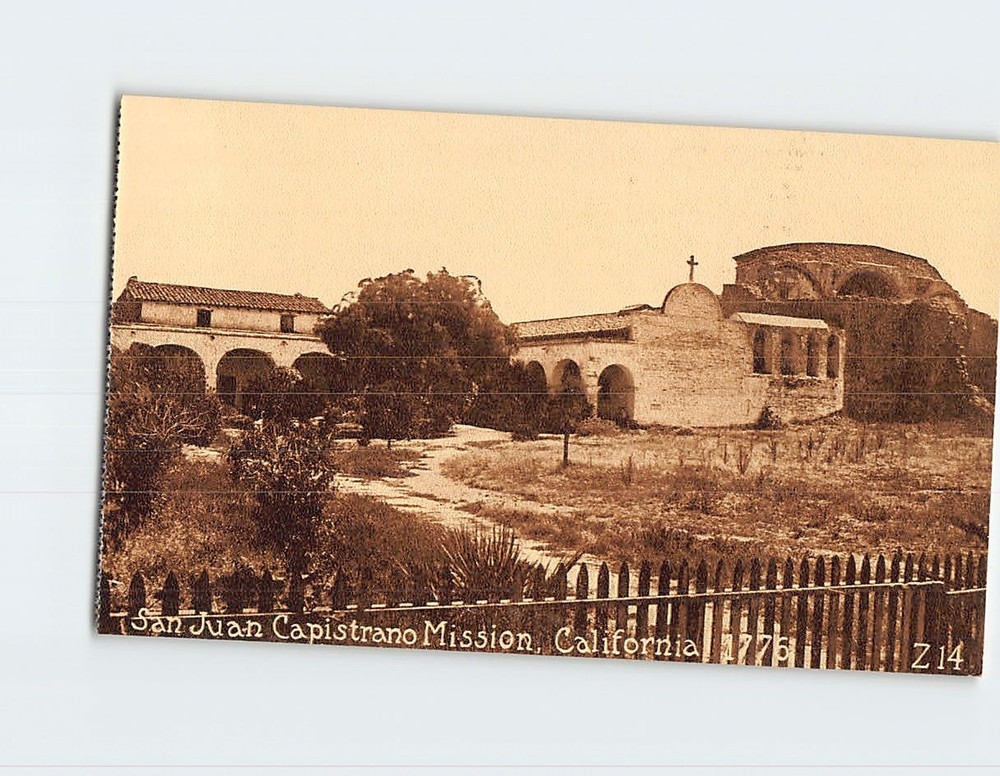 Postcard San Juan Capistrano Mission San Juan Capistrano California USA