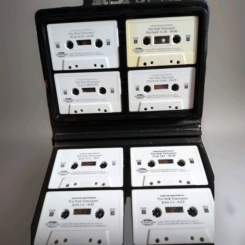 The Greatest Story Ever Told Set of 16 Cassettes Narrated By James Earl Jones