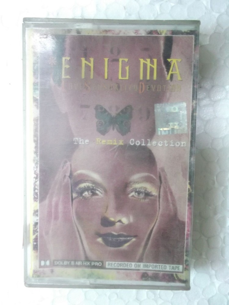 ENIGMA  LOVE SENSUALITY REMIX COLLECTION   2002 RARE orig CASSETTE TAPE INDIA