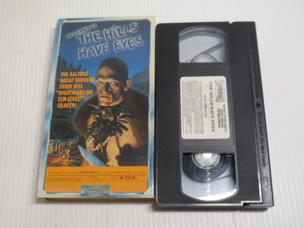 The Hills Have Eyes Wes Craven VHS 1990 Starmaker Horror James Whitworth