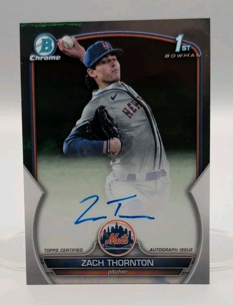 2023 Bowman Draft - Chrome Prospect Autographs Zach Thornton #CDA-ZT (AU, RC)