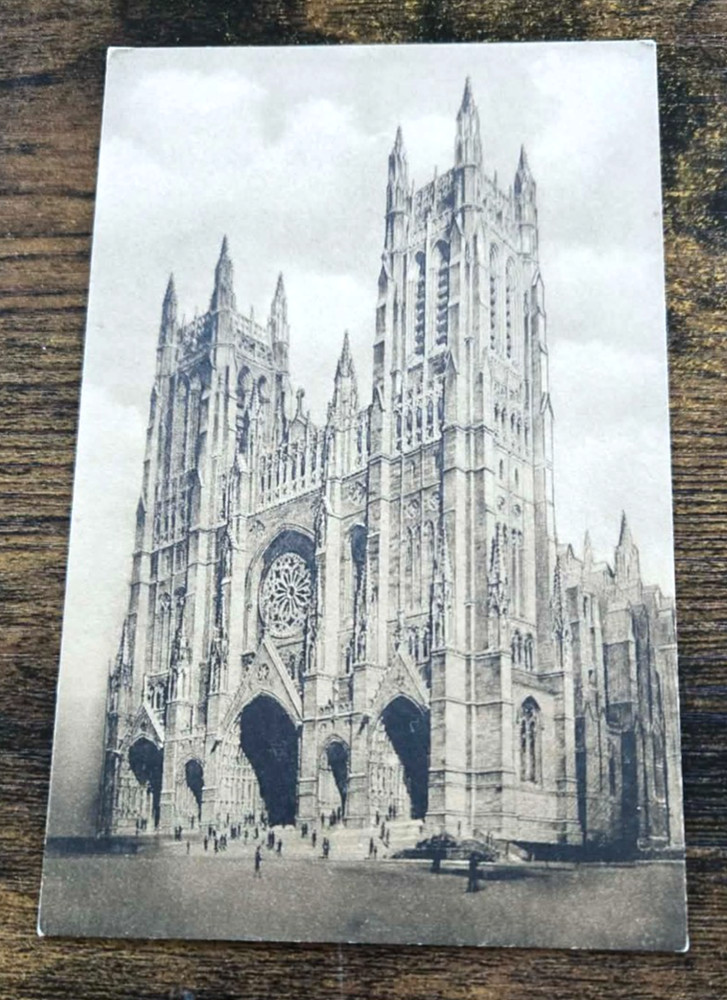 1910 Postcard Cathedral of St. John the Divine New York City Church