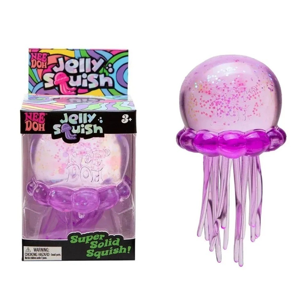 Jelly Squish Stress Toy Jellyfish Fidget Sensory Squeeze Squishy Toy Gift