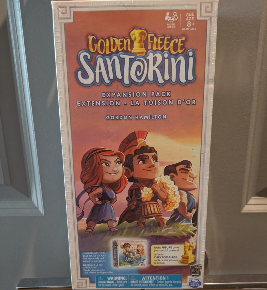 NEW (NIS) Santorini Golden Fleece Expansion Game Roxley Spin Master