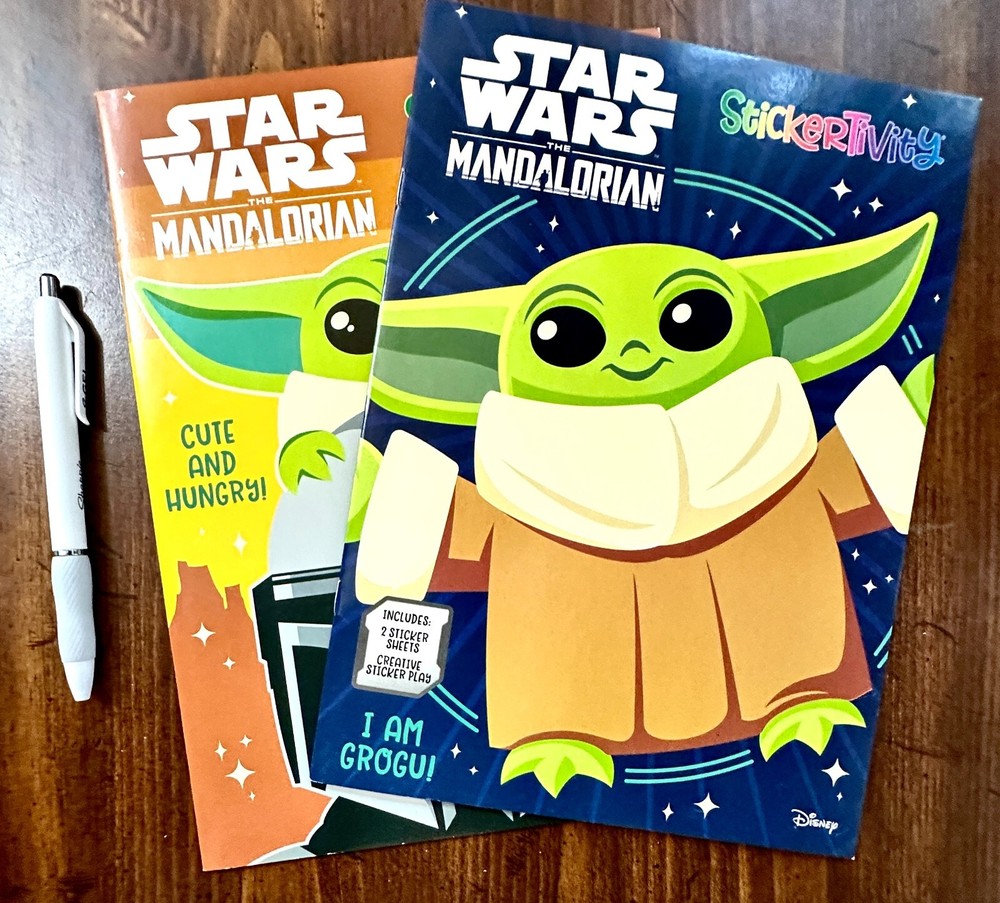 Star Wars Mandalorian Grogu Baby Yoda Stickertivity  (NEW) Stickerbooks Crafts