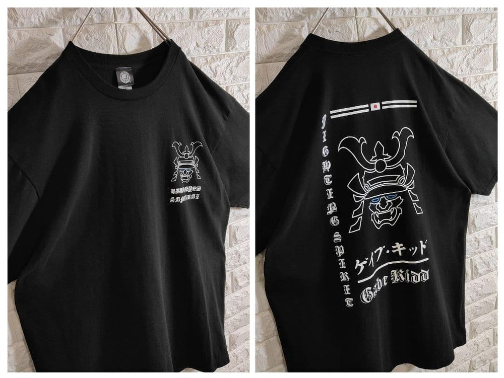 Gabe Kidd NJPW T-Shirt Black 2XL Vintage Logo Back Print Mens Top