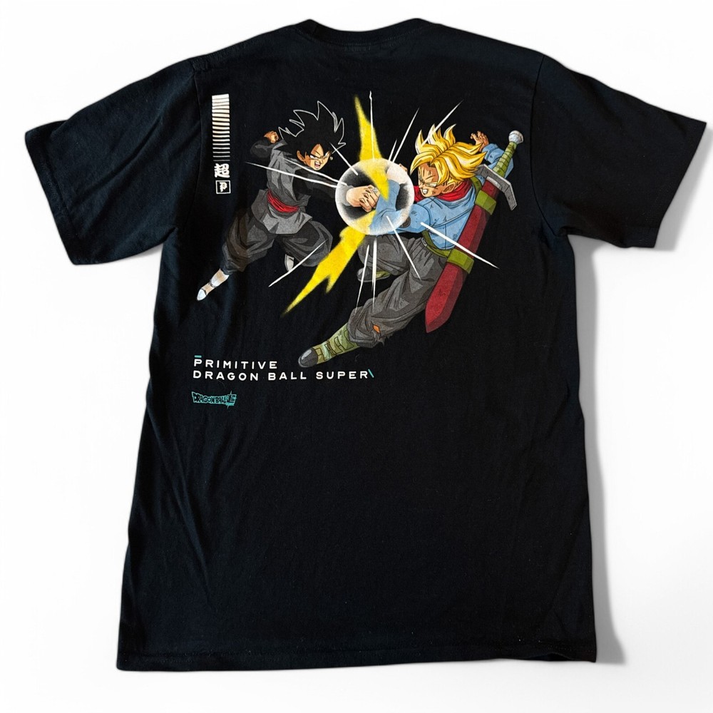 Primitive Dragon Ball Z DBZ Vintage Black Sk8 Tee Adult Size Small