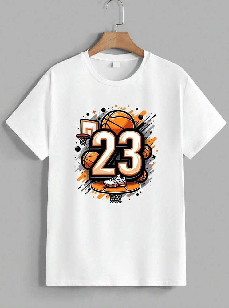 Basketball 23 Graphic T-shirt Streetwear Sports Athlete Jersey Gift Unisex