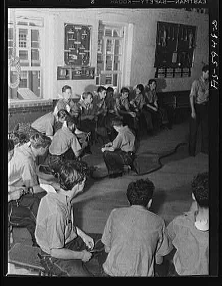 Staten Island New York 1930s Merchant Marine Training Center Hoffman Island