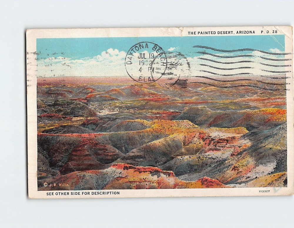 Postcard The Painted Desert Arizona USA