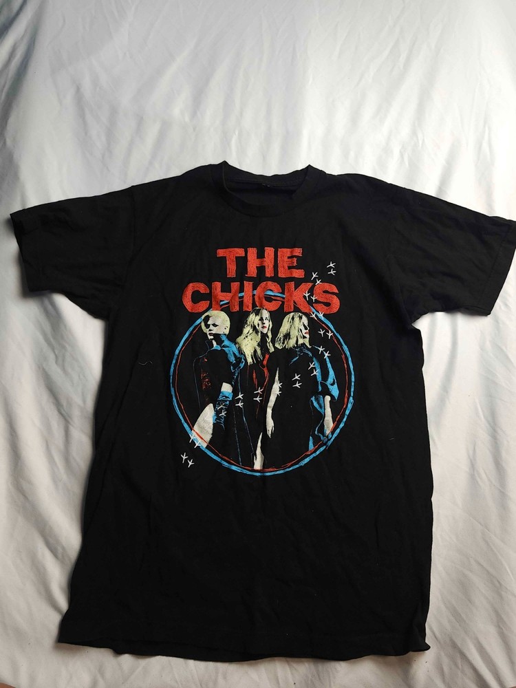 The Chicks 2022 Tour Band Portrait T-Shirt Mens Medium Black Concert Merch