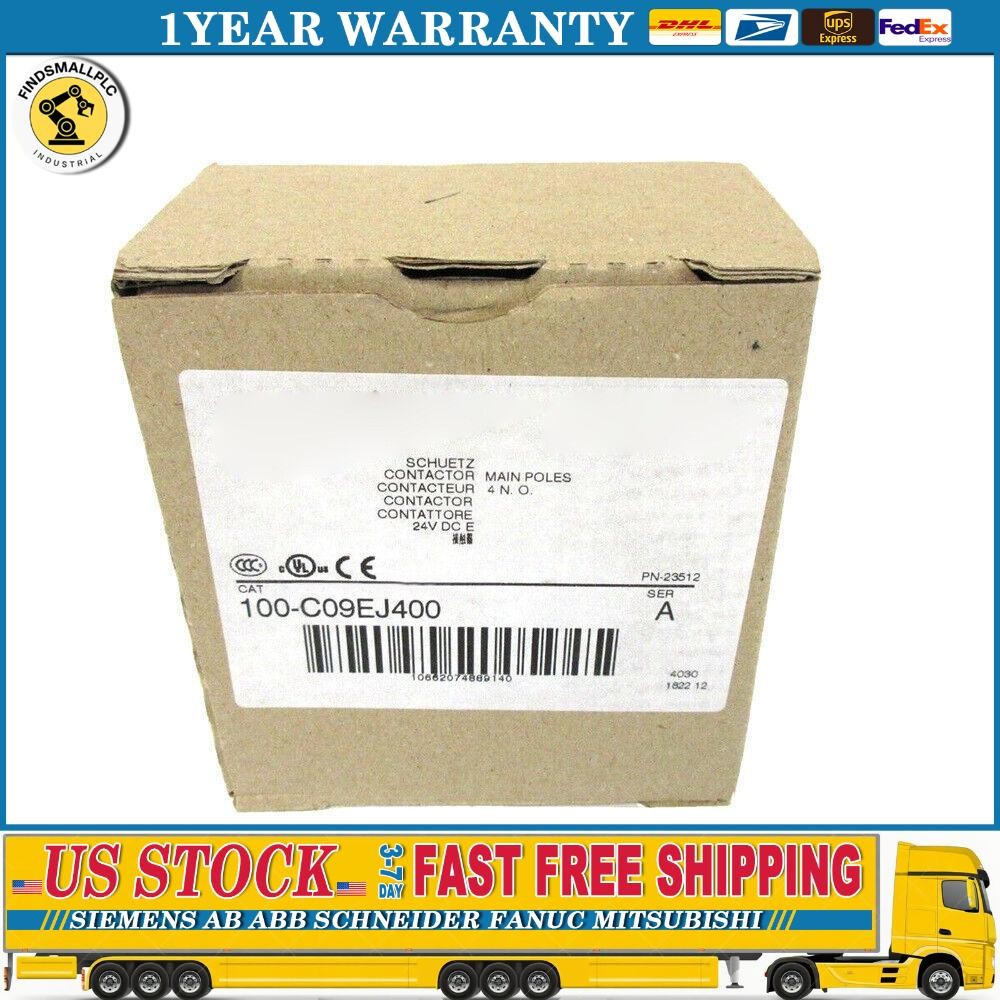 AB 100-C30EJ10 Contactor 100C30EJ10 In Box 30A 24V 50/60Hz 24VDC US Free Tax