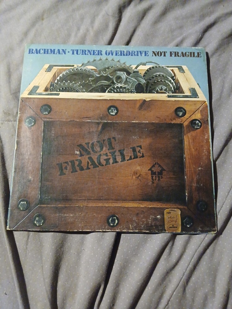 Bachman Turner Overdrive - Not Fragile OG LP,  Mercury, EX, 1974, SRM11004