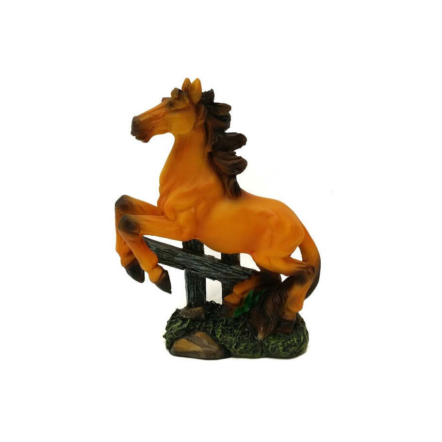 Horse At A Stile Figurine