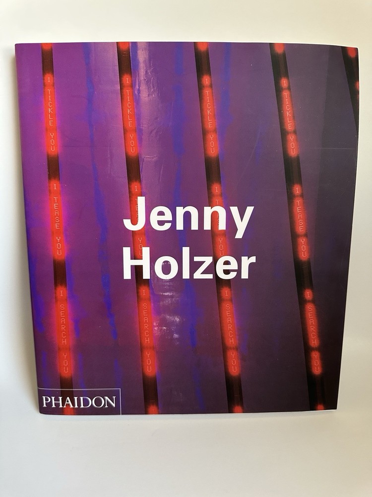 Jenny Holzer Phaidon Press Vintage Art Hardcover 1998 First Edition